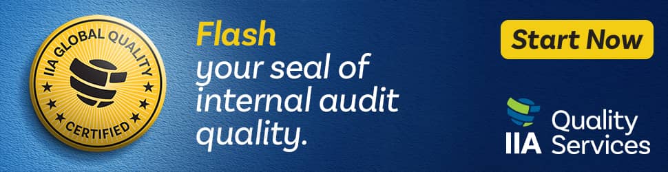 IIA Global Quality Certified Flash your seal of internal audit quality