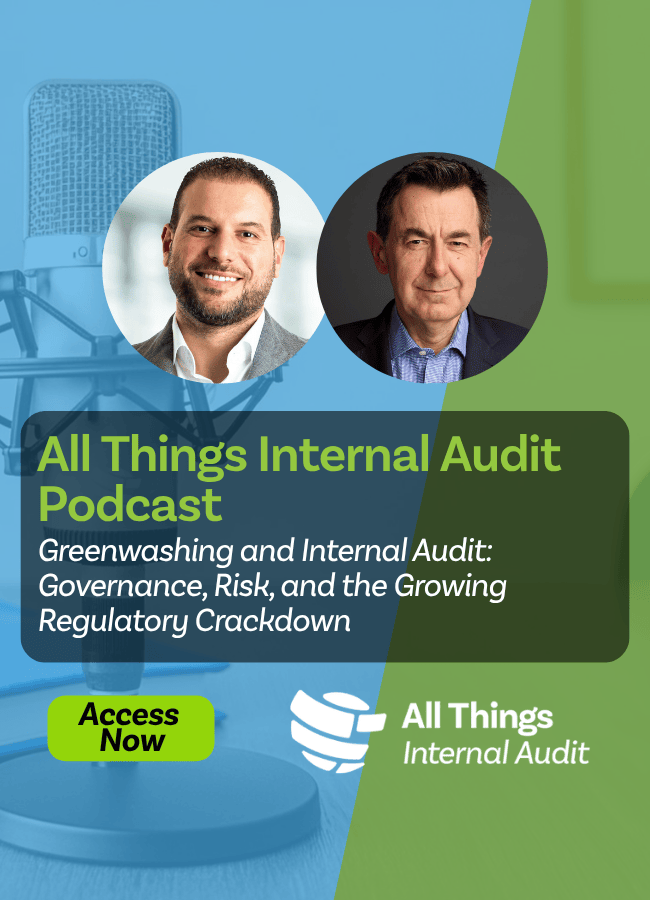 Greenwashing and Internal Audit: Governance, Risk, and the Growing Regulatory Crackdown