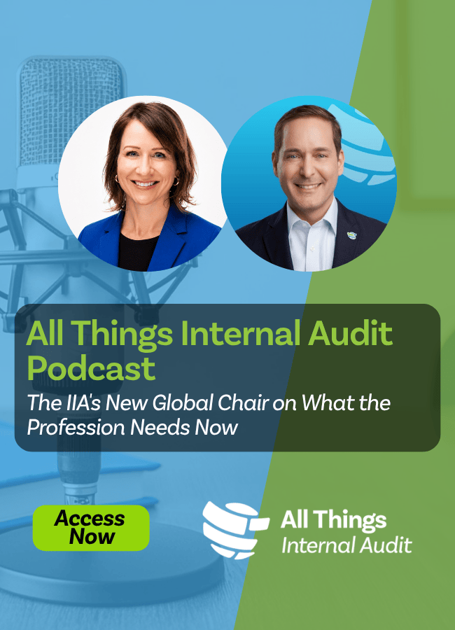 The IIA's New Global Chair on What the Profession Needs Now