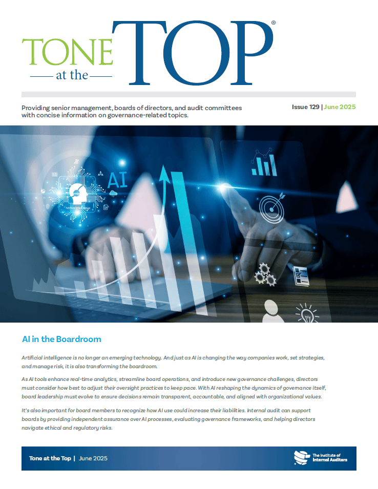 Tone at the Top: AI in the Boardroom