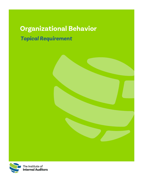 Organizational Behavior Topical Requirement